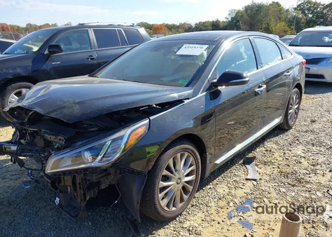 2015 Hyundai Sonata Limited из США, поврежденный, VIN 5NPE34AF4FH236623